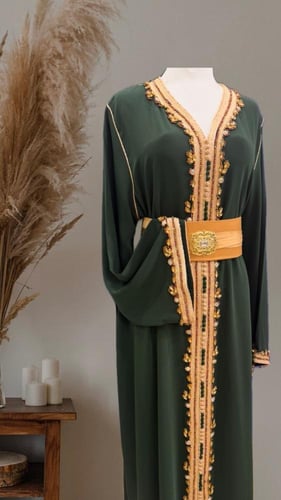 قفطان مغربي كريب كوري