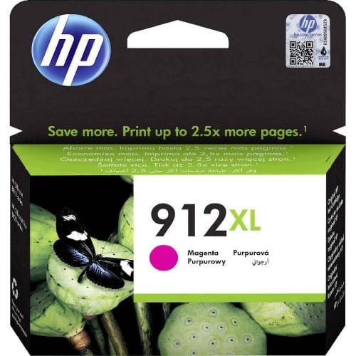 HP 912XL High Yield Magenta Original Ink Cartridge...