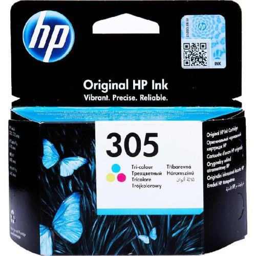 HP 305 Tri-color Original Ink Cartridge – 3YM60AE