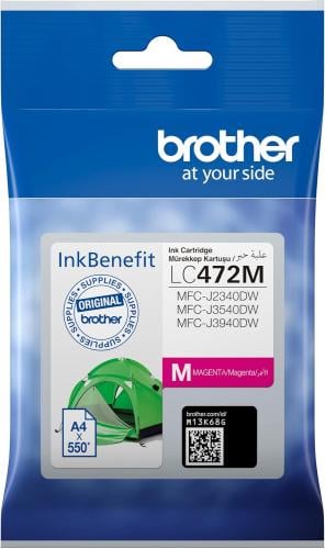 Brother Genuine LC472M Magenta Printer Ink Cartrid...