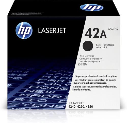 HP 42A Black Original LaserJet Toner Cartridge – Q...
