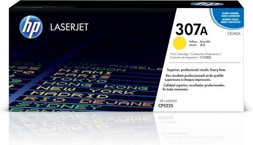 HP 307A Yellow Original LaserJet Toner Cartridge –...