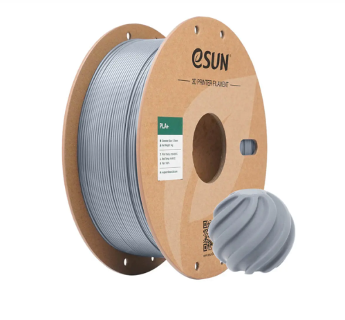 eSUN PLA+ 3D Printing Filament 1.75mm 1kg silver
