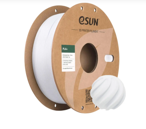 eSUN PLA+ 3D Printing Filament 1.75mm 1kg cold whi...