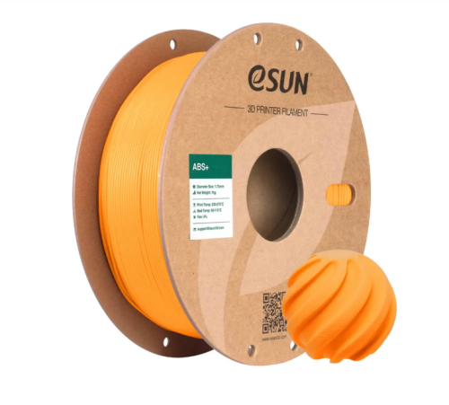 eSUN ABS+ 3D Printing Filament 1.75mm 1kg orange