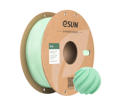 eSUN PLA+ 3D Printing Filament 1.75mm 1kg mint gre...