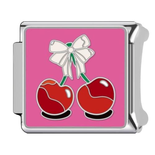 تشارمز الكرز الوردي - فضي