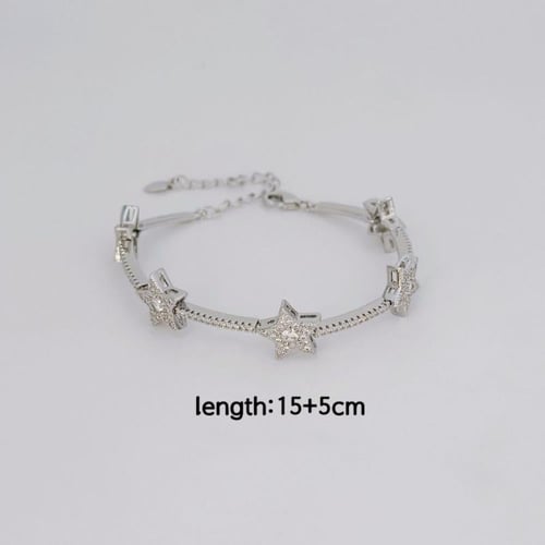 طقم النجوم المطلي والمرصع بالزركون الفخم