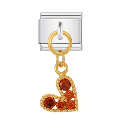 تشارمز تعليقة القلب - فضي