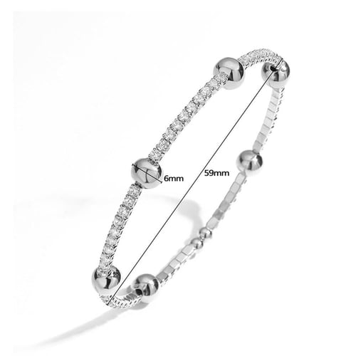 طقم فاخر مرصع بالزركون الاصلي مكون من سلسال واسوار...