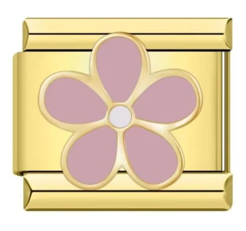 تشارمز ذهبي - زهرة ورديه جذابه