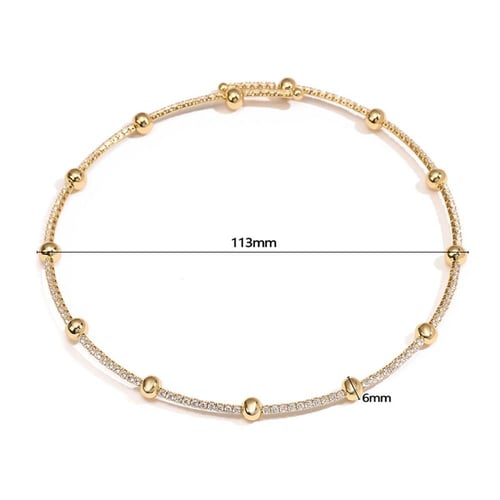 طقم فاخر مرصع بالزركون الاصلي مكون من سلسال واسوار...