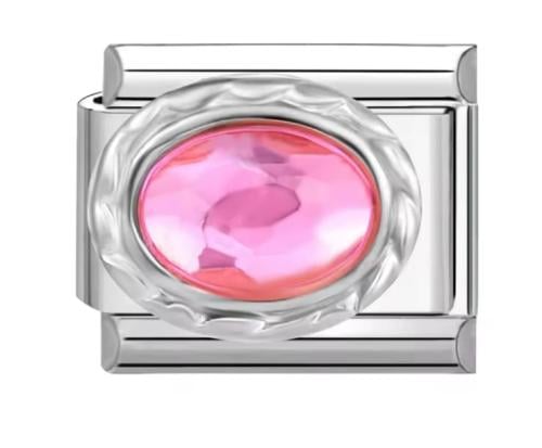 تشارمز فضي-كرستال وردي