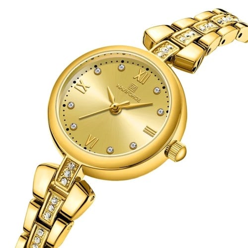 ساعة NAVIFORCE 5034 بسوار من الستانلس– تصميم عصري...