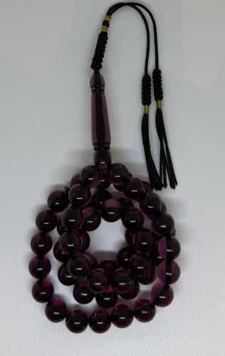 Transparent purple color rosary