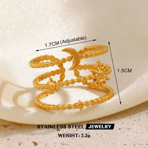 خاتم قلوب ستانلس ستيل