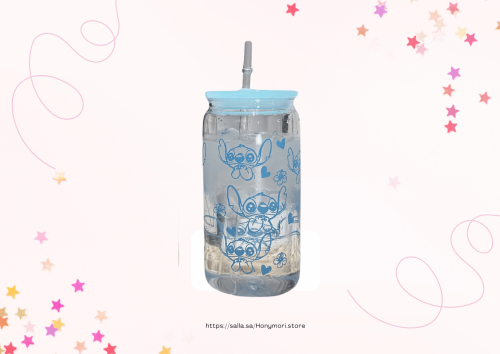 كوب Stitch أزرق