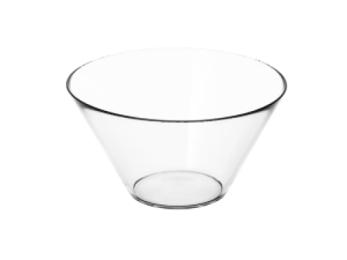 صحن تقديم | زبدية زجاج مخروطي كرتون 12 قطعة