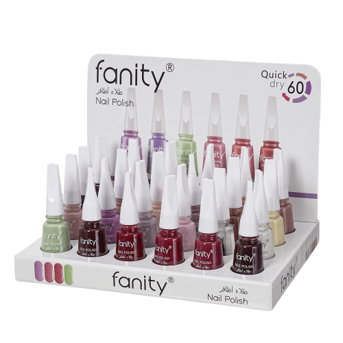 علبه مناكير مكونه من 24 لون