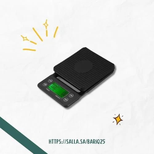 ميزان قهوة رقمي مع مؤقت