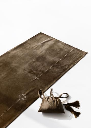 Brown-colored rug