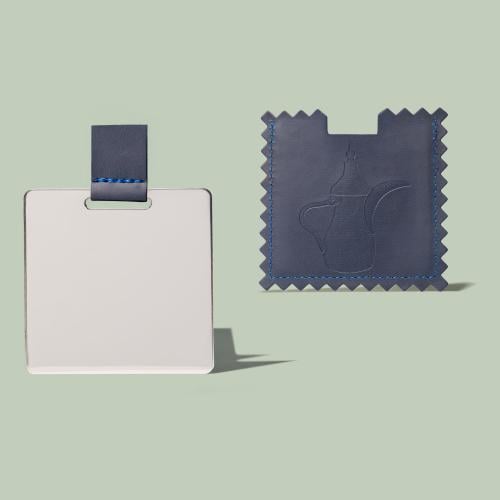 Mirage mirror - blue color