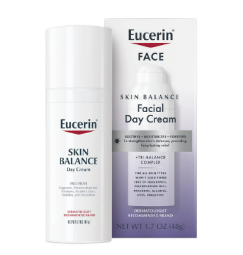 EucerinSkin Balance Day Cream, Sensitive Skin Face...