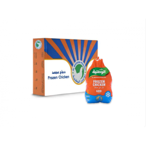 دجاج مجمد الوطنية وزن ( 600جم*10حبات )