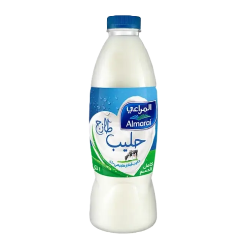 حليب المراعي طازج كامل الدسم 1 لتر