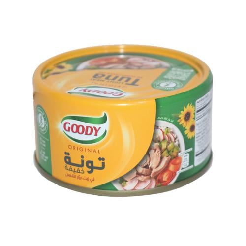 تونة قودي في زيت دوار الشمس 185غ