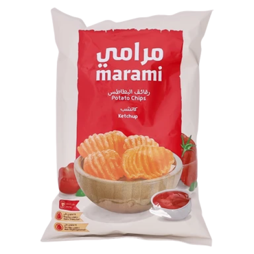 مرامي رقائق البطاطس بالكاتشب - 100 جم-