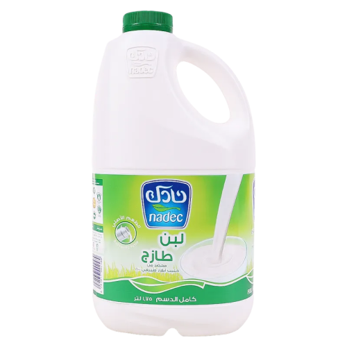 لبن كامل الدسم طازج نادك 1.75لتر