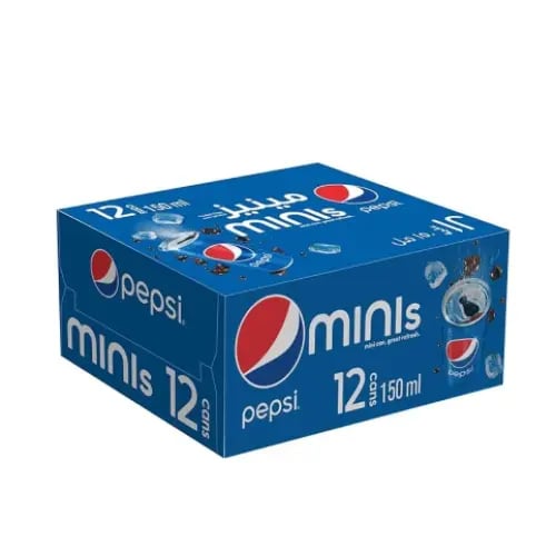 بيبسي منوع ربطة 12*150 مل -ببسي