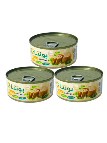 تونة بونتا قطع (عرض 3حبات) - 160 جم-