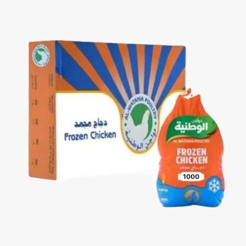 دجاج مجمد الوطنية وزن 1000غ