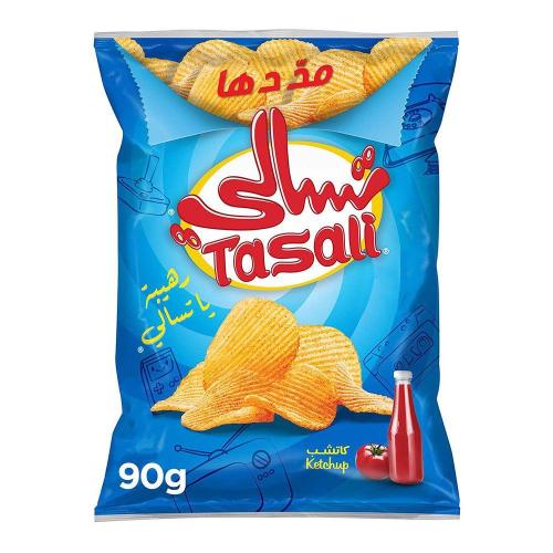 تسالي بطاطس بنكهة الكاتشب - 90 جم -