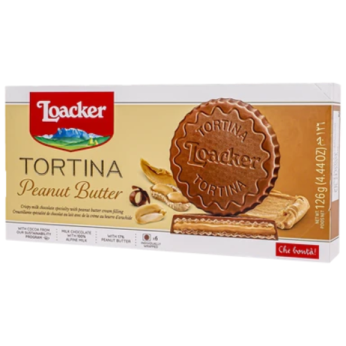 لواكر تورتينا بزبدة الفول السوداني -21 جم-