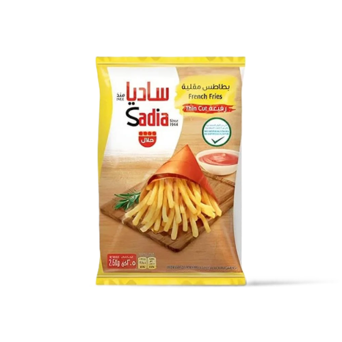بطاطس مقلية رفيعة ساديا -2.5 كيلو -