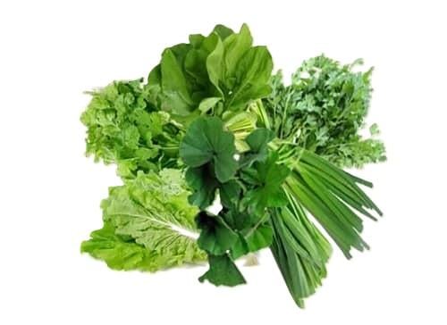 ورقيات طازجة منوعة