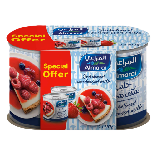 حليب مكثف المراعي ربطة (379 جم* 2حبة )