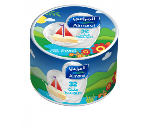 جبنة مثلثات المراعي 480 جم *32 قطعة