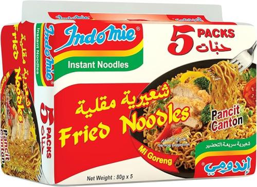 اندومي نكهة شعيرية مقلية ( 80ج*5حبه )