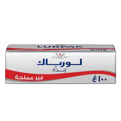 زبدة لورباك غير مملحة ( عرض3حبات )-100 جم