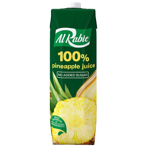 عصير اناناس الربيع بدون سكر - 1 لتر -