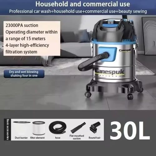 مكنسة كهربائية منزلية عالية الطاقة مستخرج الغبار م...