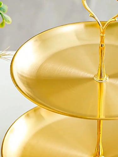 1/2 قطعة صينية حلوى ذهبية من الفولاذ المقاوم للصدأ...