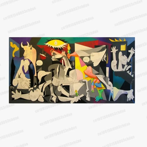 بيكاسو اللوحة قماش ثلاثية الأبعاد الطباعة Guernica...
