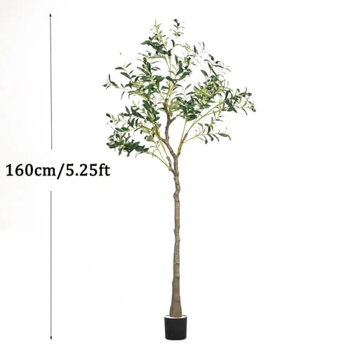 5/6ft كبير نباتات الزيتون الاصطناعية بوعاء طويل ال...
