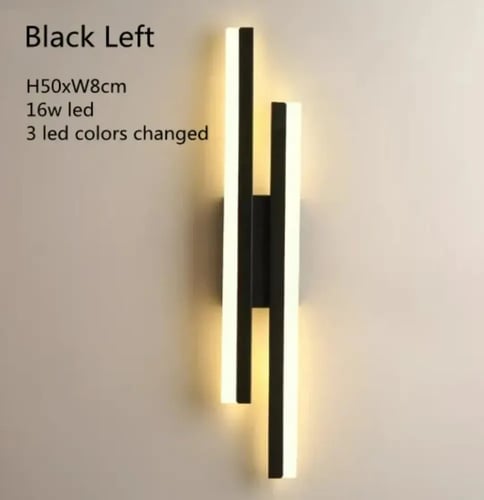 الحديثة LEDWall مصباح شمعدانات جدارية خط النحاس ال...