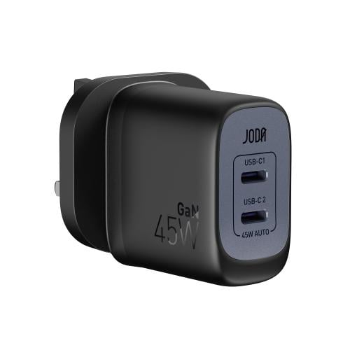 شاحن جداري جودا موبي 45 بقوة 45 واط – GaN بمنفذي U...